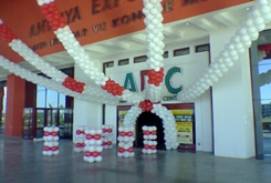 BALON SÜSLEME ÖRGÜ BALON VE KAPI KEMERÝ