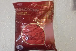 12 inç EVERTS KIRMIZI DEKORASYON BALONU