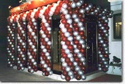 BALON SÜSLEME BORDO-BEYAZ